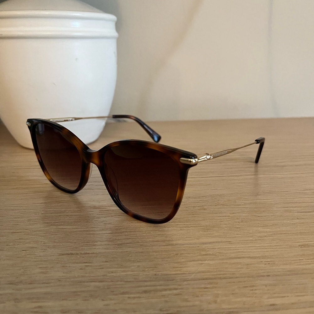 Longchamp Havana Cat Eye Tortoise Shell Sunglasses
